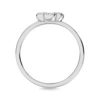 Thumbnail for Diamond 1/4 ct tw Clover Ring in 14K White Gold