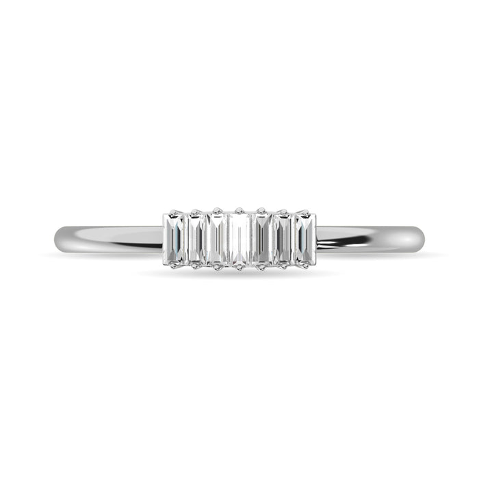 Diamond 1/10 Ct.Tw. Fashion Ring in 14K White Gold