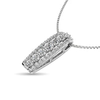 Thumbnail for Diamond 1/4 ct tw Baguette Fashion Ring in 14K White Gold