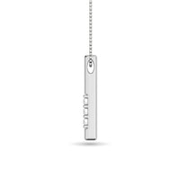 Thumbnail for Diamond 1/20 ct tw Triology Pendant in 10K White Gold