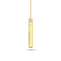 Thumbnail for Diamond 1/20 ct tw Triology Pendant in 10K Yellow Gold