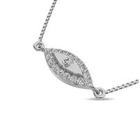 Thumbnail for Diamond 1/10 ct tw Round Cut Fashion Necklace in 10K White Gold