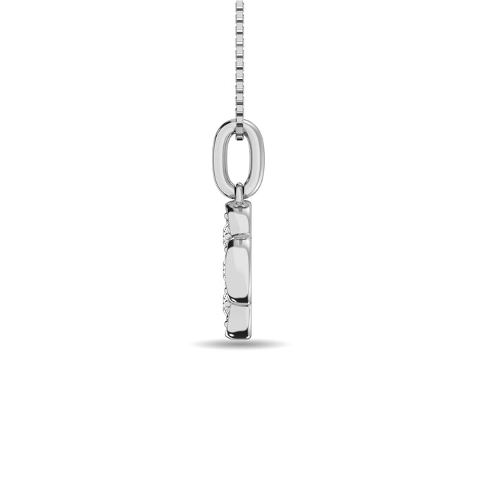 Diamond 1/10 ct tw Fashion Pendant in 10K White Gold