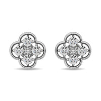 Thumbnail for Diamond 1/6 ct tw Fashion Earrings in 10K White Gold