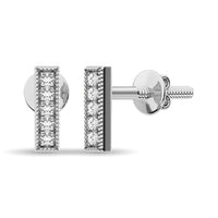 Thumbnail for Diamond 1/20 ct tw Fashion Earrings  in 10K White Gold