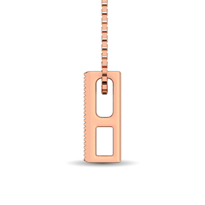 Diamond 1/20 ct tw Fashion Pendant in 10K Rose Gold