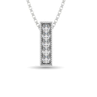 Thumbnail for Diamond 1/20 ct tw Fashion Pendant in 10K White Gold