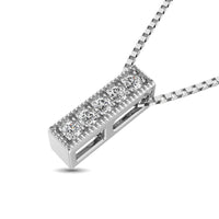Thumbnail for Diamond 1/20 ct tw Fashion Pendant in 10K White Gold