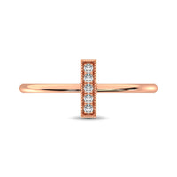 Thumbnail for Diamond 1/20 Ct.Tw. Fashion Ring in 10K Rose Gold