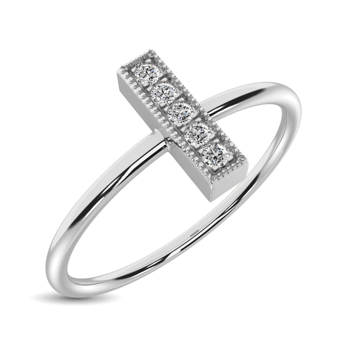 Diamond 1/20 Ct.Tw. Fashion Ring in 10K White Gold