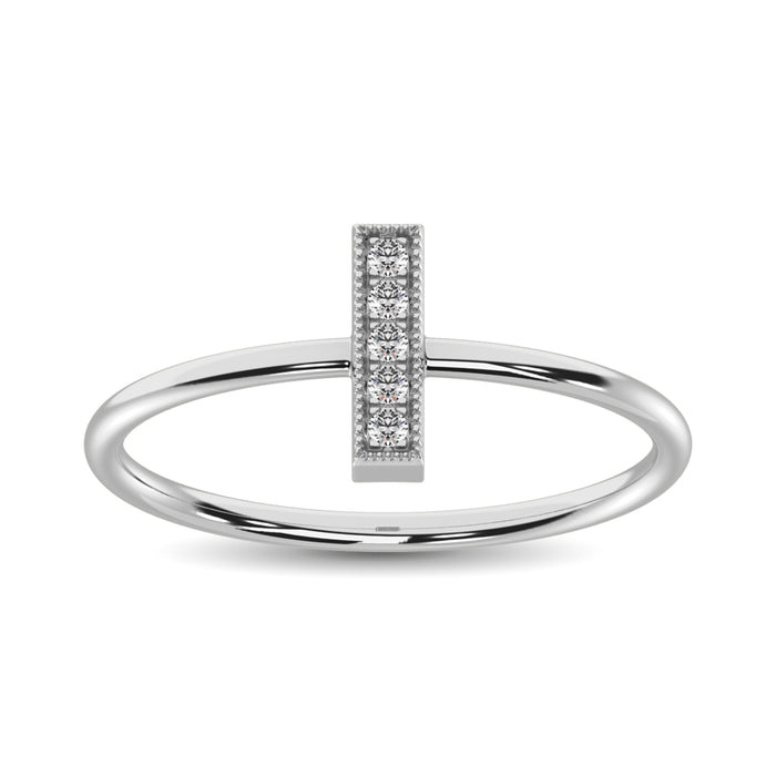 Diamond 1/20 Ct.Tw. Fashion Ring in 10K White Gold