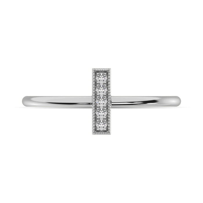 Diamond 1/20 Ct.Tw. Fashion Ring in 10K White Gold