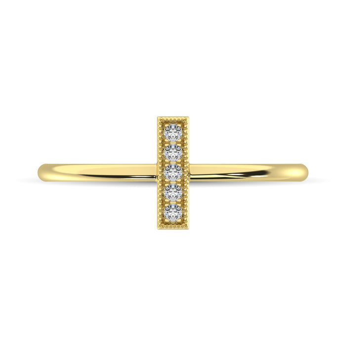 Diamond 1/20 Ct.Tw. Fashion Ring in 10K Yellow Gold