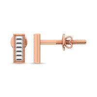 Thumbnail for Diamond 1/20 Ct.Tw. Fashion Earrings in 10K Rose Gold