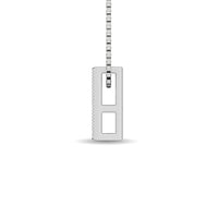 Thumbnail for Diamond 1/20 Ct.Tw. Round and Baguette Fashion Pendant in 10K White Gold