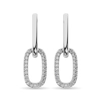 Thumbnail for Diamond Fashion Earrings 1/5 ct tw in 14K White Gold
