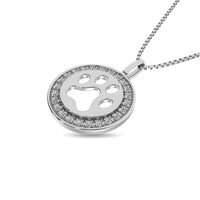 Thumbnail for Diamond 1/10 ct tw Fashion Pendant in Sterling Silver