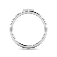 Thumbnail for Diamond 1/20 ct tw Cross Ring in 10K White Gold