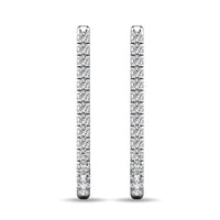 Thumbnail for Diamond 1/6 ct tw J Earrings in 10K White Gold