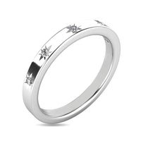 Thumbnail for Diamond 1/20 ct tw Bar Ring in 10K White Gold