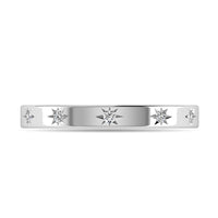 Thumbnail for Diamond 1/20 ct tw Bar Ring in 10K White Gold