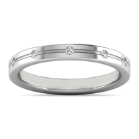 Thumbnail for Diamond 1/6 ct tw Rount Cut Band in 14K White Gold