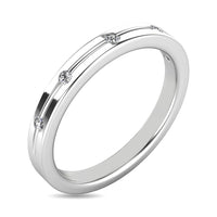 Thumbnail for Diamond 1/6 ct tw Rount Cut Band in 14K White Gold