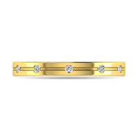 Thumbnail for Diamond 1/20 ct tw Rount Cut Band in 14K Yellow Gold