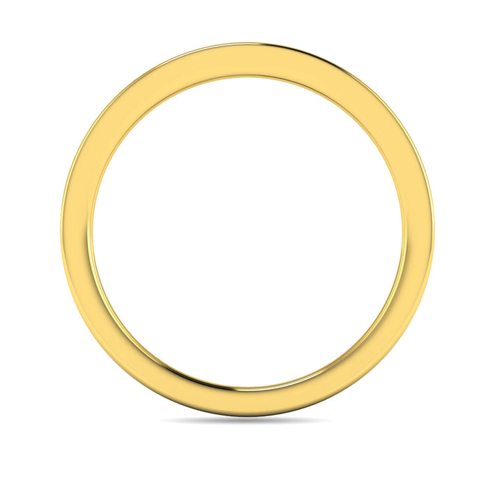 Diamond 1/20 ct tw Rount Cut Band in 14K Yellow Gold