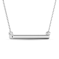 Thumbnail for Diamond 1/6 ct tw Diamline Necklace in 10K White Gold