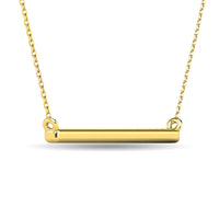 Thumbnail for Diamond 1/6 ct tw Diamline Necklace in 10K Yellow Gold