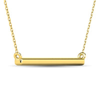 Thumbnail for Diamond 1/6 ct tw Diamline Necklace in 10K Yellow Gold