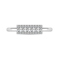 Thumbnail for Diamond 1/4 ct tw Bar Ring in 14K White Gold