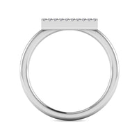 Thumbnail for Diamond 1/4 ct tw Bar Ring in 14K White Gold