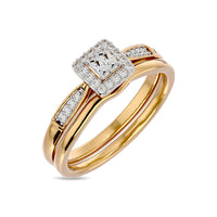 Thumbnail for Diamond 1/6 ct tw Bridal Ring in 10K Yellow Gold