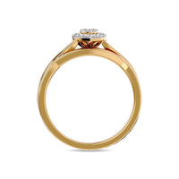 Thumbnail for Diamond 1/6 ct tw Bridal Ring in 10K Yellow Gold