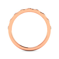 Thumbnail for Diamond 1/10 ct tw Stackable Ring in 14K Rose Gold