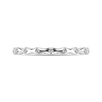 Thumbnail for Diamond 1/10 ct tw Stackable Ring in 10K White Gold