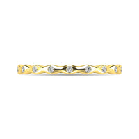 Thumbnail for Diamond 1/10 ct tw Stackable Ring in 10K Yellow Gold