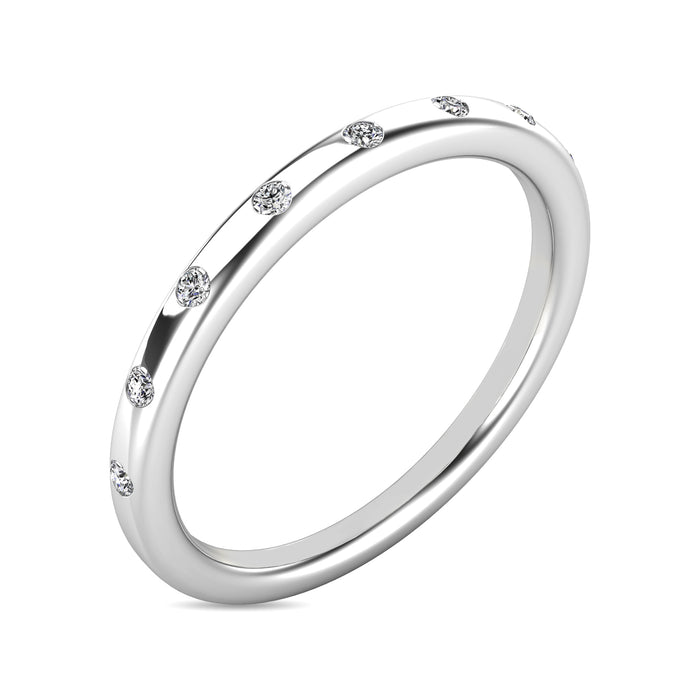 Diamond 1/10 ct tw Stackable Ring in 14K White Gold