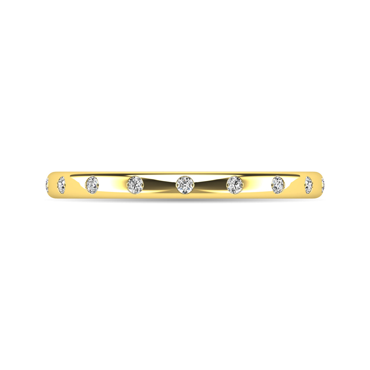 Diamond 1/10 ct tw Stackable Ring in 14K Yellow Gold