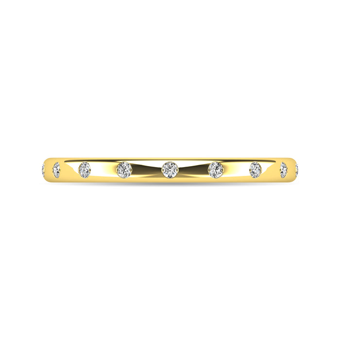 Diamond 1/10 ct tw Stackable Ring in 14K Yellow Gold