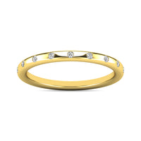 Thumbnail for Diamond 1/10 ct tw Stackable Ring in 14K Yellow Gold
