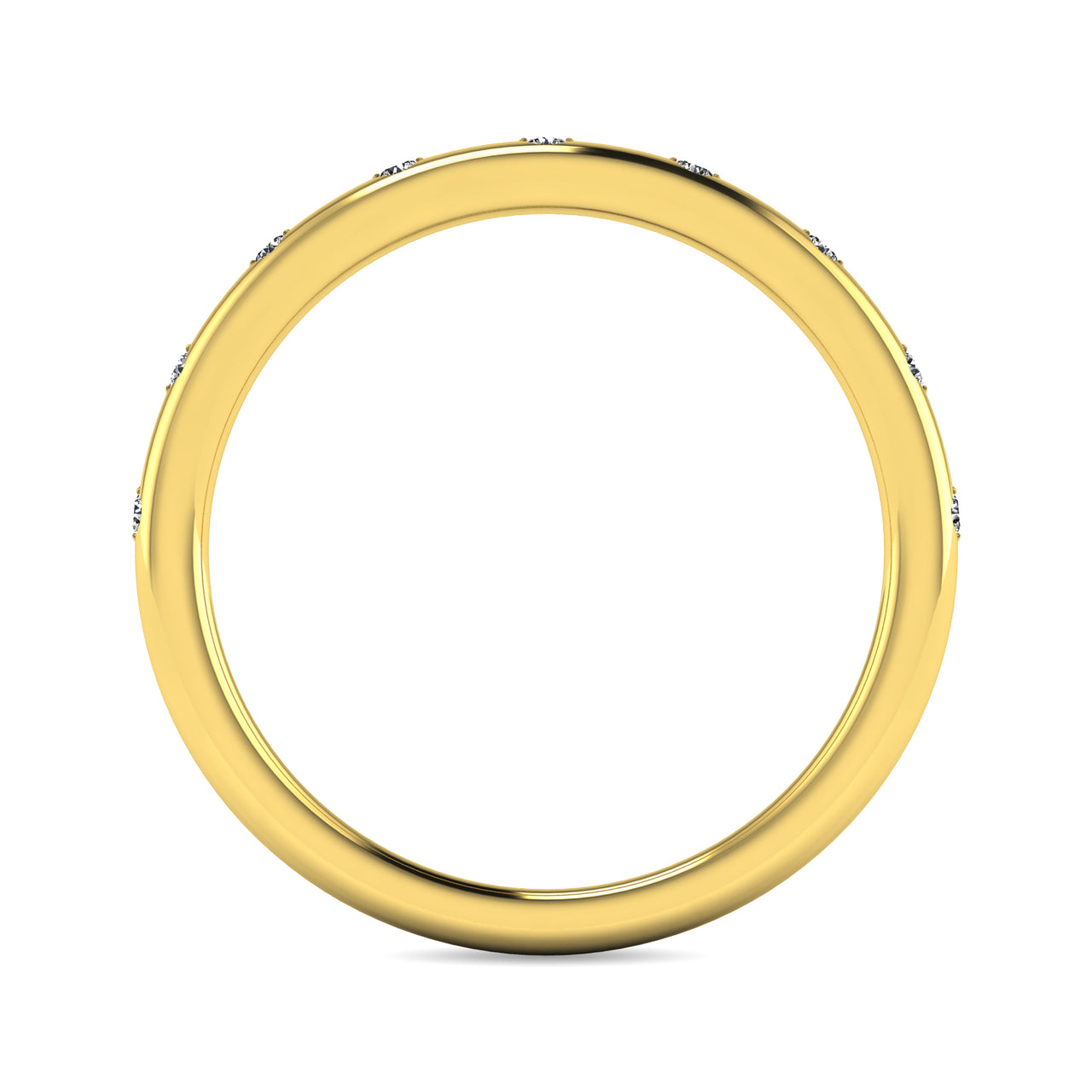 Diamond 1/10 ct tw Stackable Ring in 14K Yellow Gold