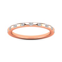 Thumbnail for Diamond 1/10 ct tw Stackable Ring in 10K Rose Gold