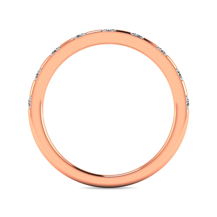 Diamond 1/10 ct tw Stackable Ring in 10K Rose Gold