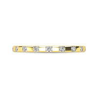 Thumbnail for Diamond 1/10 ct tw Stackable Ring in 10K Yellow Gold
