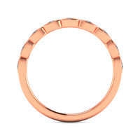 Thumbnail for Diamond 1/10 ct tw Stackable Ring in 14K Rose Gold