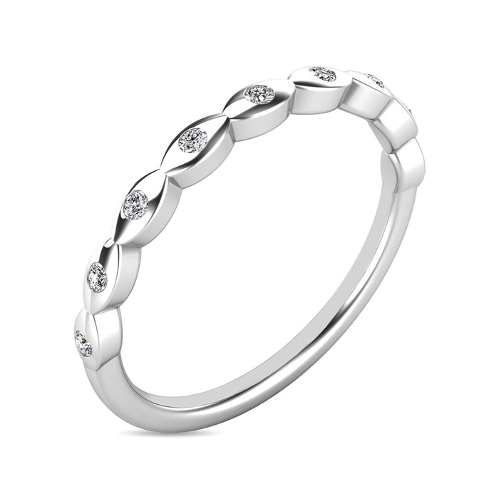 Diamond 1/10 ct tw Stackable Ring in 14K White Gold