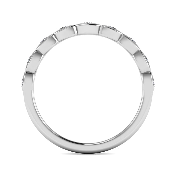 Diamond 1/10 ct tw Stackable Ring in 14K White Gold